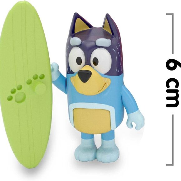 New Bluey Family Cruiser Car Vehicle Blue Dog Family Caravan Toy Set with 2 Surf - Picture 6 of 16